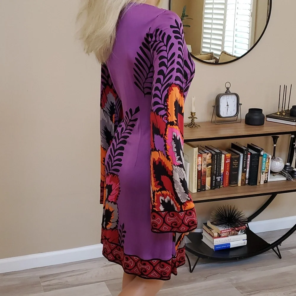 NWOT HALÉ BOB 100% handmade silk dress - Picture 3 of 8